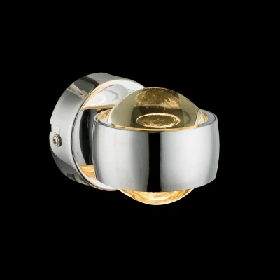 Image of Globo Randi LED wall light in chrome