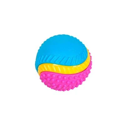 Image of Sharples Beef Scented Five Senses rubber ball for dogs, medium