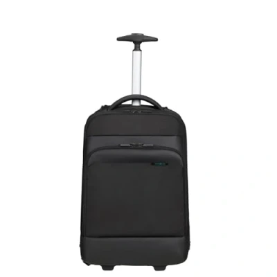 Image of Samsonite Mysight Laptop Backpack with Two Wheels 17.3 Inch (48 cm, 25.5 L), Black (Black)