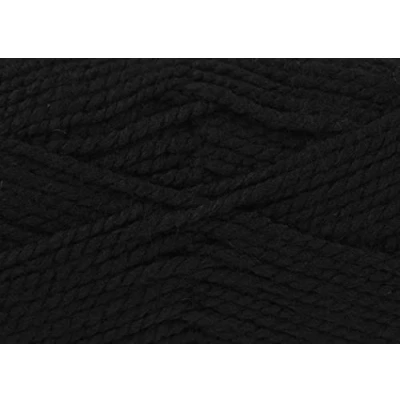Image of King Cole Big Value Chunky Knitting Wool/Yarn Black 554 per 100g ball