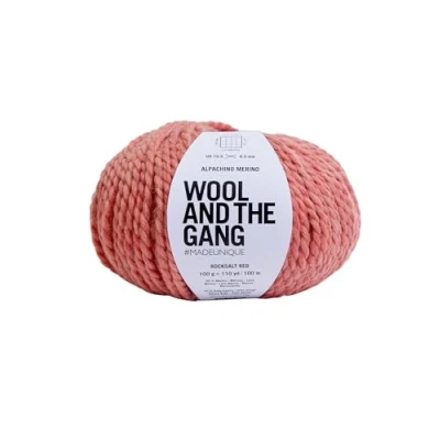 Image of Wool &amp; The Gang Yarn, Alpachino Merino, Rocksalt Red (257), 100g