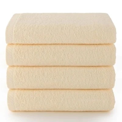 Image of Top Towel Plus Bath Towels 4 Face or Bidet 30 x 50 cm 100% Cotton Natural