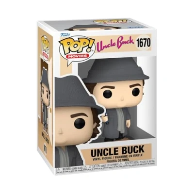 Image of Funko Pop! Movies: Uncle Buck Keychain Novelty Keyring Collectable Mini Figure Stocking Filler Gift Idea Official Merchandise Movies Fans Backpack Decor