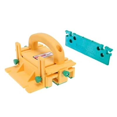 Image of MICROJIG GRR RIPPER GR 100+GRP 11G 3D Pushblock With A 1/8&quot; Leg Table Saw Accessory For Saws, Router Tables, Band And Jointers, Yellow