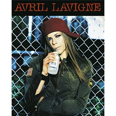 Image of Lavigne Avril Denim Poster 40 x 50 cm