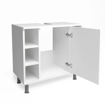 Image of Vicco Sink base cabinet Fynn, White, 60 x 54 cm