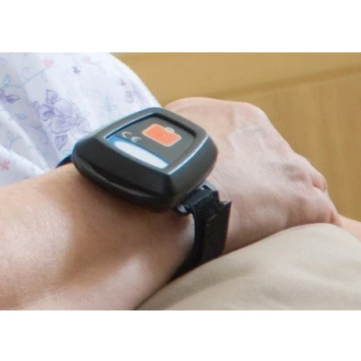 Image of TC451 QUANTEC Nurse Call QT432W Infrared/Radio Patient Wrist Pendant W/Strap