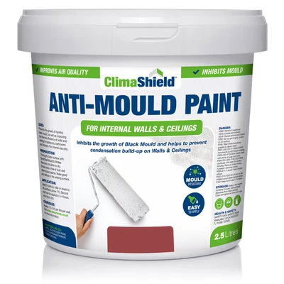 Image of Smartseal Anti Mould Paint Brick Red 2.5 Liter