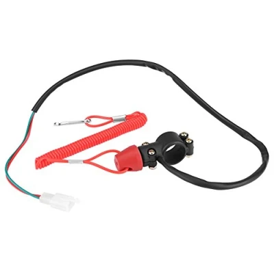 Image of 22mm 7/8&quot; Motor Boat Lanyard, Outboard Engine Stop Switch Motorcycle Kill with Tether Lanyard Cord for Parts Emergency Flameout