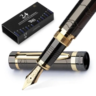 Image of Wordsworth &amp; Black NEW Primori Collection Fountain Pen (Gunmetal Gold)