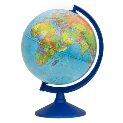 Image of Exerz 30cm Educational World Globe Swivel Rotating Diameter
