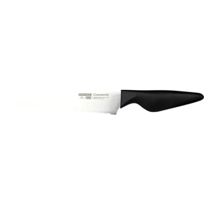 Image of Rockingham Forge Greenworks Bread Knife 20cm Black