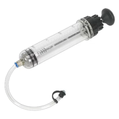 Image of Sealey Oil &amp; Brake Fluid Inspection Syringe 200ml