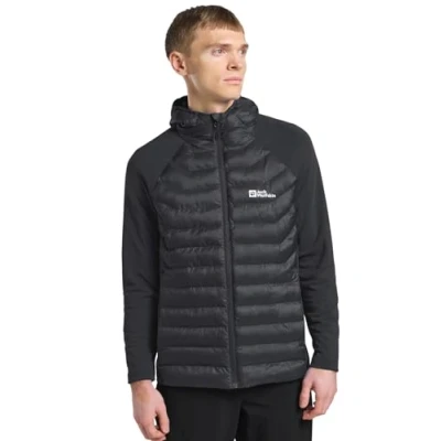 Image of Jack Wolfskin Routeburn PRO Hybrid Outdoor jacket, Men&#039;s, Size: Small, Black