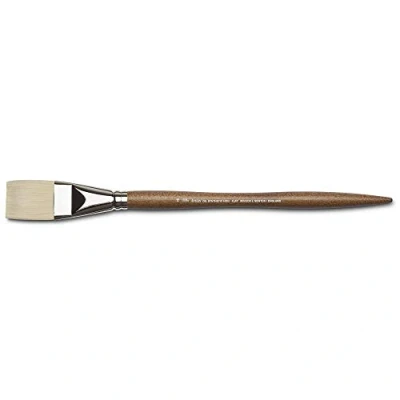 Image of Winsor &amp; Newton Oil Painting Brush, Synthetic, Brown, Nr. 16 Flachpinsel