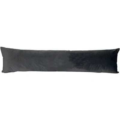 Image of Evans Lichfield Opulence Draught Excluder, Granite, 92 x 23 cm