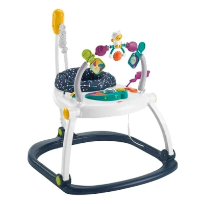 Image of Fisher Price Astro Kitty SpaceSaver Jumperoo Infant Activity Center