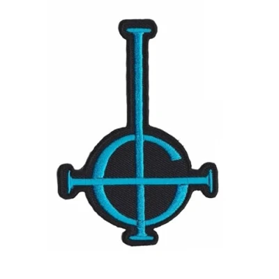 Image of Ghost Blue Heavy Metal Band Patch Badge Embroidered Iron on Applique Accessory