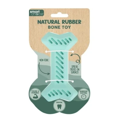Image of YöL Natural Rubber Bone Pet Dog Puppy Non Toxic Durable Teething Chew Toy Stimulating Interactive