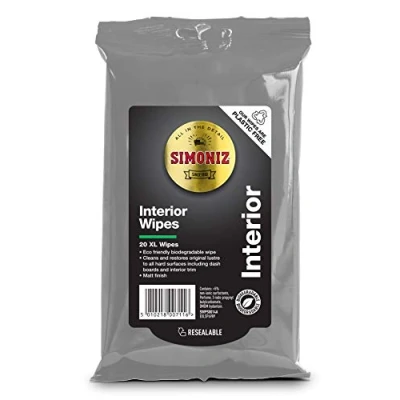 Image of SIMONIZ SWPS0014A Interior Wipes Bio, White