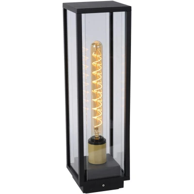 Image of Laurens Classic Bollard light Outdoor 1xE27 IP54 Black