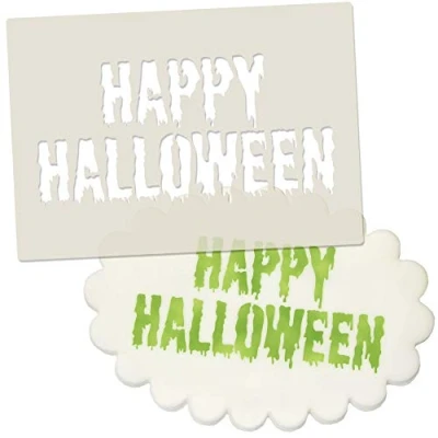 Image of Happy Halloween Cake Decorating &amp; Craft Stencil