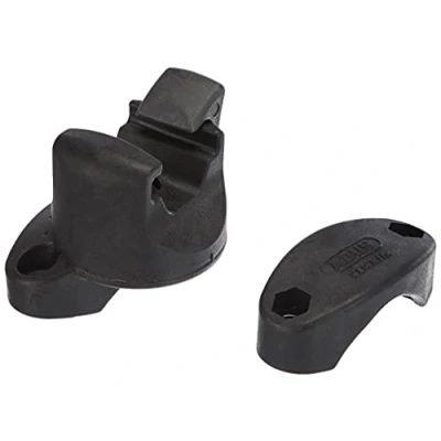 Image of ABUS Eazy KF lock holder for transporting U locks mounting on round frame tubes from 28 36 mm, black