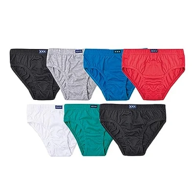 Image of Undercover 7 Pack Boys Briefs BR247 Plain Assorted 3 4 Years