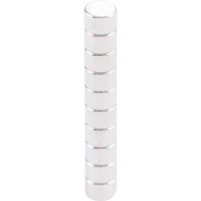 Image of Eclipse Magnetics Neodymium, 5X2MM, PK 10 DISC/Round Magnets, X Qty N804