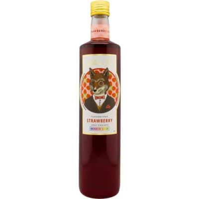 Image of William Fox Premium Rainbow Range Strawberry Syrup 75cl
