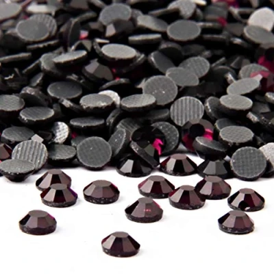 Image of Crystal Hotfix Rhinestone,Machine Cut Stone 1440pcs/pkg (Amethyst,SS20/5mm)