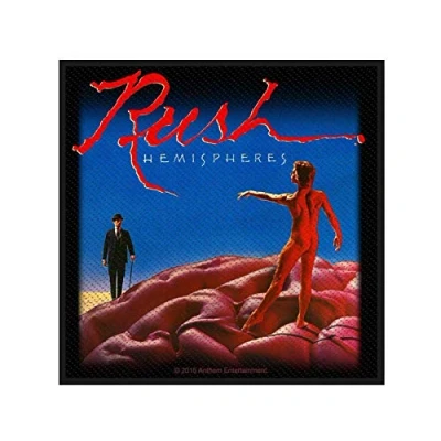 Image of Rush Patch Hemispheres Band Logo Official 10cm x woven sew on One Size