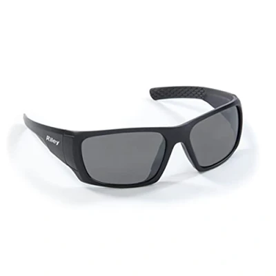 Image of Riley Eyewear Script Sunglasses Sport Style Safety Glasses Industrial Work (Grey Lens)