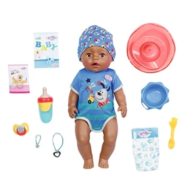 Image of BABY born Kindergarden Little Sister 36cm Doll Toy For Kids with 7 Lifelike Functions &amp; Outfit Easy Small Hands, Creative Play Promotes Empathy Social Skills, Toddlers 2 Years Up