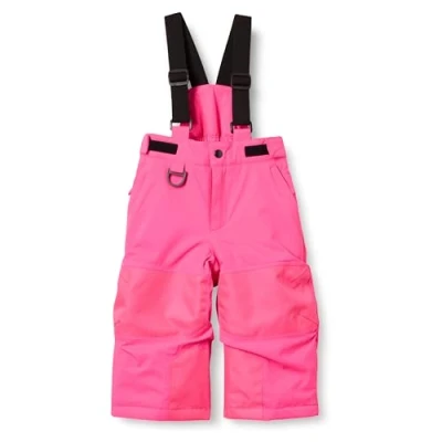 Image of Amazon Essentials Unisex Kids&#039; Ski &amp; Snow Bib Overalls, Neon Pink, 8 Years