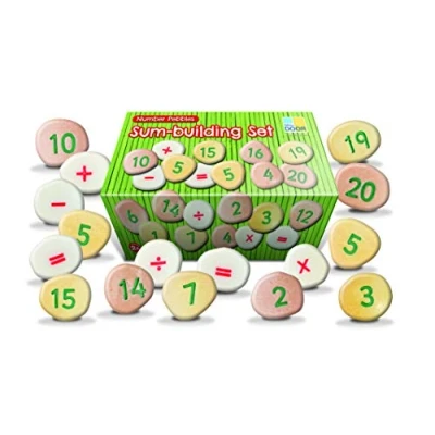 Image of Yellow Door Number Pebble Sum Building Set