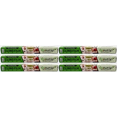 Image of Homey Mart Eco Wrap Cling Film All Purpose 350mm x 40m Pack of 6