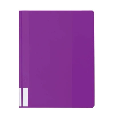 Image of Durable Duralux Clear View Folder Purple (Pack of 25)