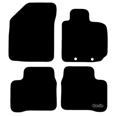 Image of Carsio Carpet Car Mats For Suzuki Swift 2017+ Onwards Tailored Fit Floor Mat Set Complete Accessory Black Custom Fitted All Weather, Anti Slip Backing &amp; Trim