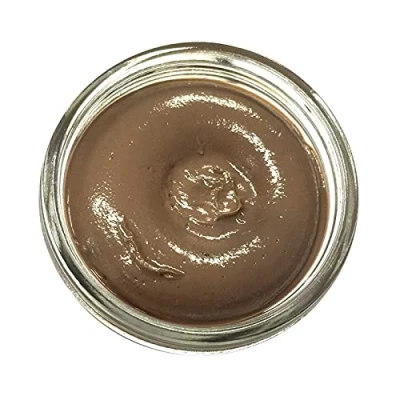 Image of Famaco 50ml Taupe Poivre Leather Deluxe Cream Polish for Boot and Shoe with Application Sponge Long Lasting Shine Protector Kit Boots Shoes