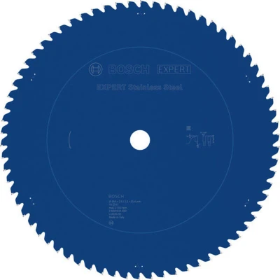 Image of Bosch 2608644283 EXSLT 70 Tooth Top Precision Circular Saw Blade, 0 V, Blue