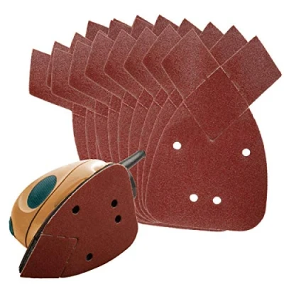Image of ExcInter 10 PCS 40 Grit 4 Hole Sanding Sheets for Mouse Sanders