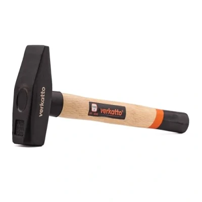 Image of Mivos Engineer&#039;s Hammer 1000 g with Wooden Handle Forged Head Tool for Locksmiths Assembly Steel Weight DIN 1041