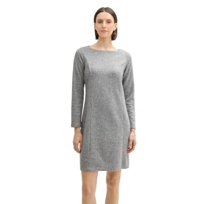 Image of TOM TAILOR Women&#039;s 1043879 Dress, 36500 Morning Grey Melange, 16