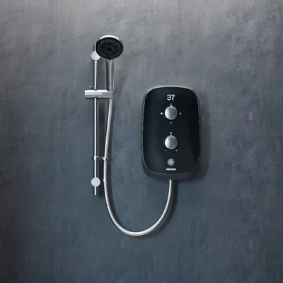 Image of Aqualisa Emerge Electric Shower 10.5kW Midnight Black MEMN33