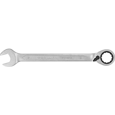 Image of BRILLIANT TOOLS BT013821 Reversible Ratchet Ring Spanner, 21 mm [Powered by KS Tools]