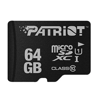 Image of Patriot Memory LX Series micro SD Flash card 64GB PSF64GMDC10
