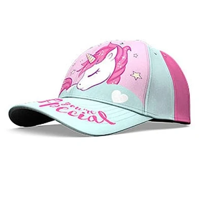Image of Unicorn Kids Baseball Cap, Light Green Summer Sun Hat, Adjustable Sports Cotton Cap for Boys 3+ Years, Any Hot Day