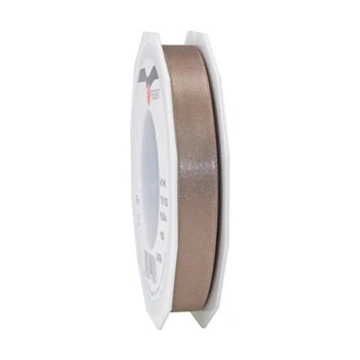 Image of C.E. Pattberg SATIN taupe gift ribbon, 27 yards for Wrapping Gifts, 0.59 inches width, Ribbon Decorating &amp; Crafting, Decorative every occasion