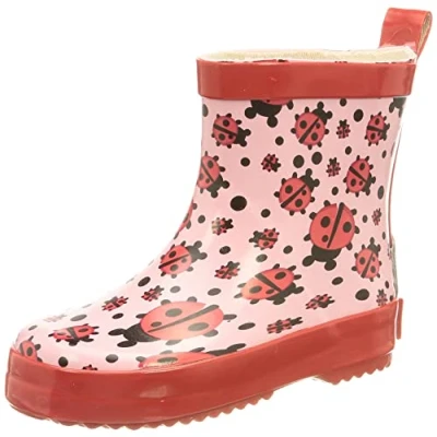 Image of Playshoes Girls Rubber Boots Lady bug, EU21
